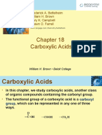 Carboxylic Acids: Frederick A. Bettelheim William H. Brown Mary K. Campbell Shawn O. Farrell