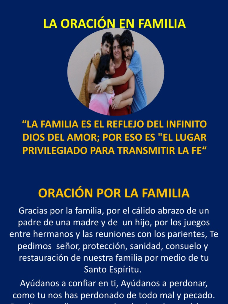 La Oracion en Familia | PDF | Oración | orador del Señor, image size:768x1024