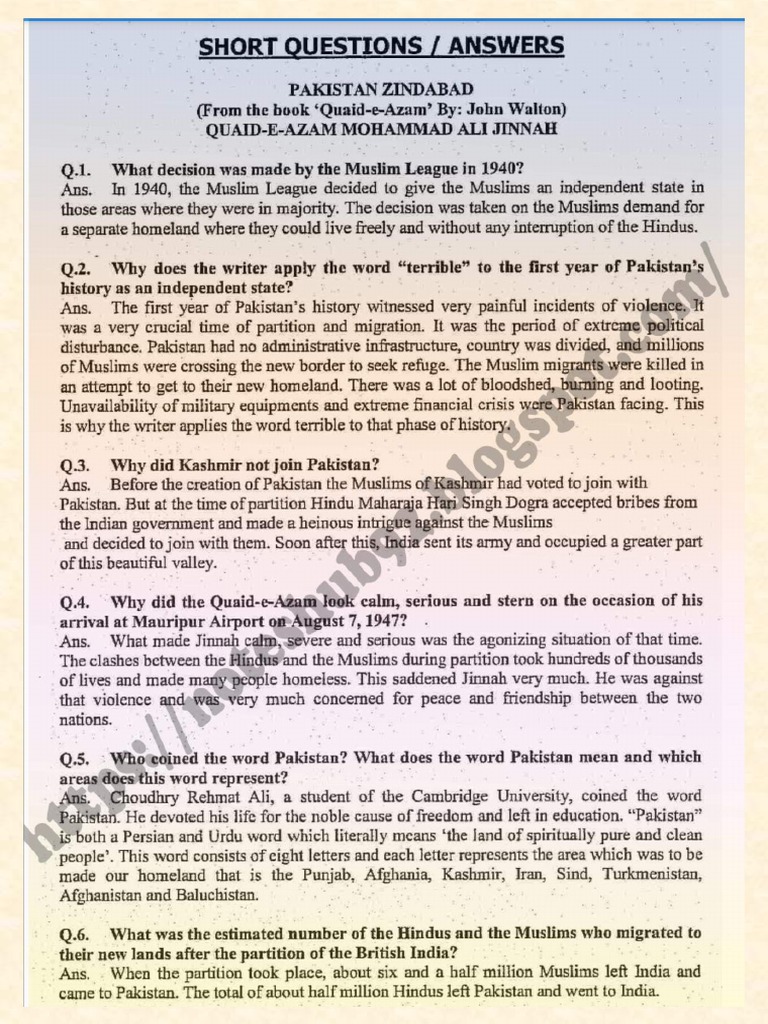 English Short Question Answer | PDF