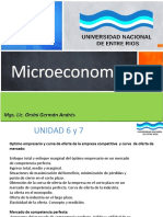 Oferta empresarial y curvas de oferta competitiva