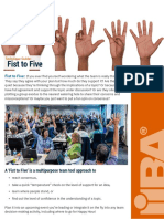 A Fist To Five' Is A Multipurpose Team Tool Approach To
