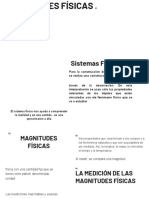 Magnitudes físicas y su medición