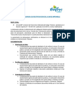 Declaracion Jurada Rectificatoria