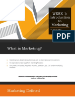 Introduction to Marketing Concepts and Strategies