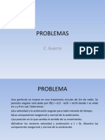 PROBLEMAS - Cinemática y Dinámica Circular