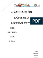 Evaluación - Dominio Matemático - GAD Naranjito