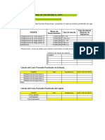 Plantilla Costo de Deuda, Repaso