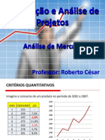 Análise de Projetos de Consumo e Projeções de Vendas