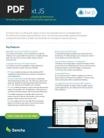 Sencha ExtJS Datasheet Web