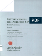 Instituciones de Derecho Civil Parte General TOMO II - Julio Cesar Rivera