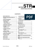 Starting System: Section