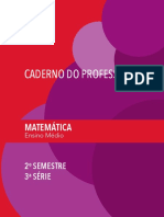 Caderno Do Prof 3 Série Do Ensino Médio Matemática 2º Semestre APROVADO