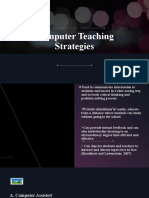 Computer Teaching Strategies