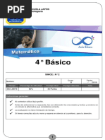 Prueba - 288 - 4° Básico - B - Matemática (N° 439) - 12083