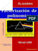 5 X Factorizacion de Polinomios - Al - Christiam Manuel Huertas Ramire