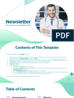 Medical Newsletter by Slidesgo