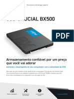 Crucial bx500 SSD Productflyer A4 PT BR