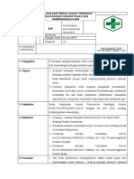 8.7.4.4. Evaluasi Dan Tindak Lanjut Terhadap Pelaksanaan Uraian Tugas Dan Kewenangan Klinis