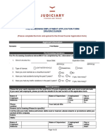 Pre-Screening Employment Application Form Driver/Courier