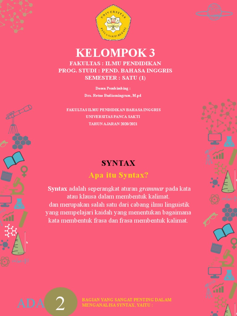 Panduan Syntax: Frasa dan Klausa | PDF | Seni & Disiplin Bahasa | Fiksi ...