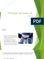 Principio de buena fe en derecho laboral