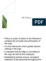 HRM Policy
