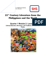 First Quarter-Module 2-Lesson 4-21st Century Literature From The Philippines and The World