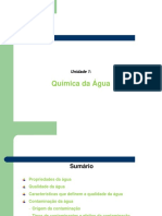 Tópicos de Química e Meio Ambiente - Unidade 1 - Água