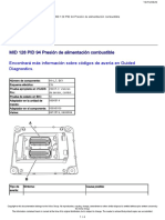 MID 128 PID 94 Presión de Alimentación Combustible