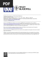 The new sovereignty in International Relations - David Lake