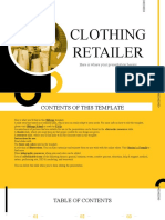 Clothing Retailer: Here Is Where Your Presentation Begins