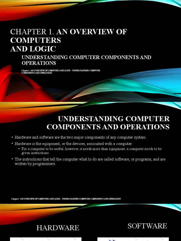 01-Understanding Computer Components and Operations - 2 (With Drawing ...