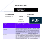 Post-Lab 3A: Data Sheet: Rue Cheng Ma BSN - 1L 3 Nov. 9, 2020