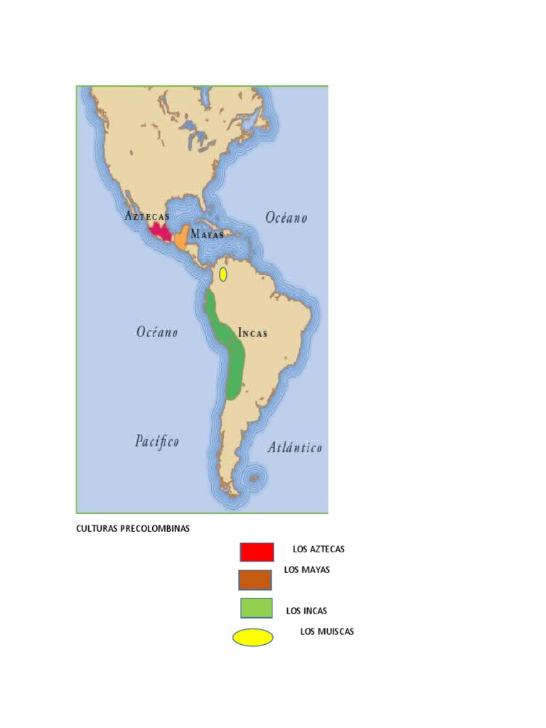 Mapa de Culturas Precolombinas | PDF