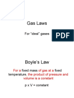 Gas Laws: For "Ideal" Gases