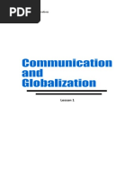 UNIT III Lesson 1 (Communication and Globalization)