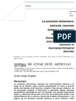 La posesión demoníaca: un fenómeno psicológico