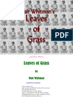 Leaves of Grass - Whitman Walt