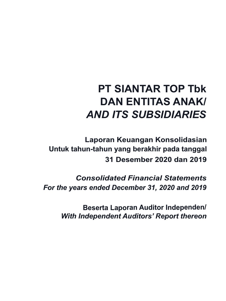 Lk Tahunan Sttp Periode 31 Des 2020 Pdf