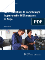 AnilPaudel - Girl Transitions To Work Through Higher Quality TVET Programs in Nepal