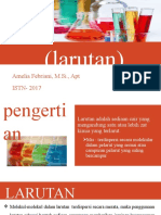 Larutan, Solutio, Dan Hutungan