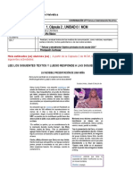 Guía 1, Cápsula 2, UNIDAD 0 / MCM: Asignatura: Lengua y Literatura Curso: 8º Año Básico Nombre OA7