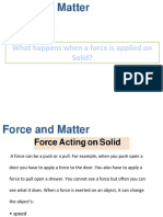 Force and Matter