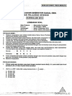 Soal PAS Matematika Peminatan Kelas XI 2019-2020