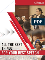 All The Things For Best Speech