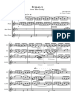 Gladfly for Flute Quartet, Shostakovich, 2 flutes, alto flute, bass flute