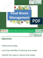 Food Waste Management: Health, Safety & Environment Department