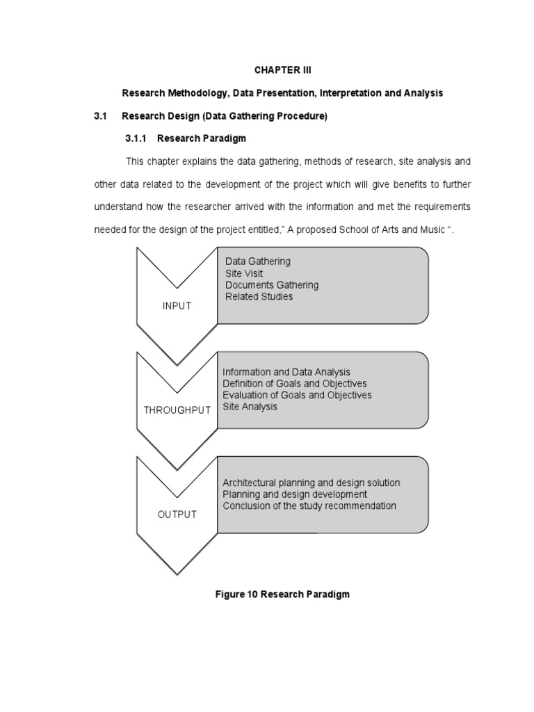 Research Methodology, Data Presentation, Interpretation and Analysis 3. ...