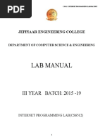 Ip Lab Manual