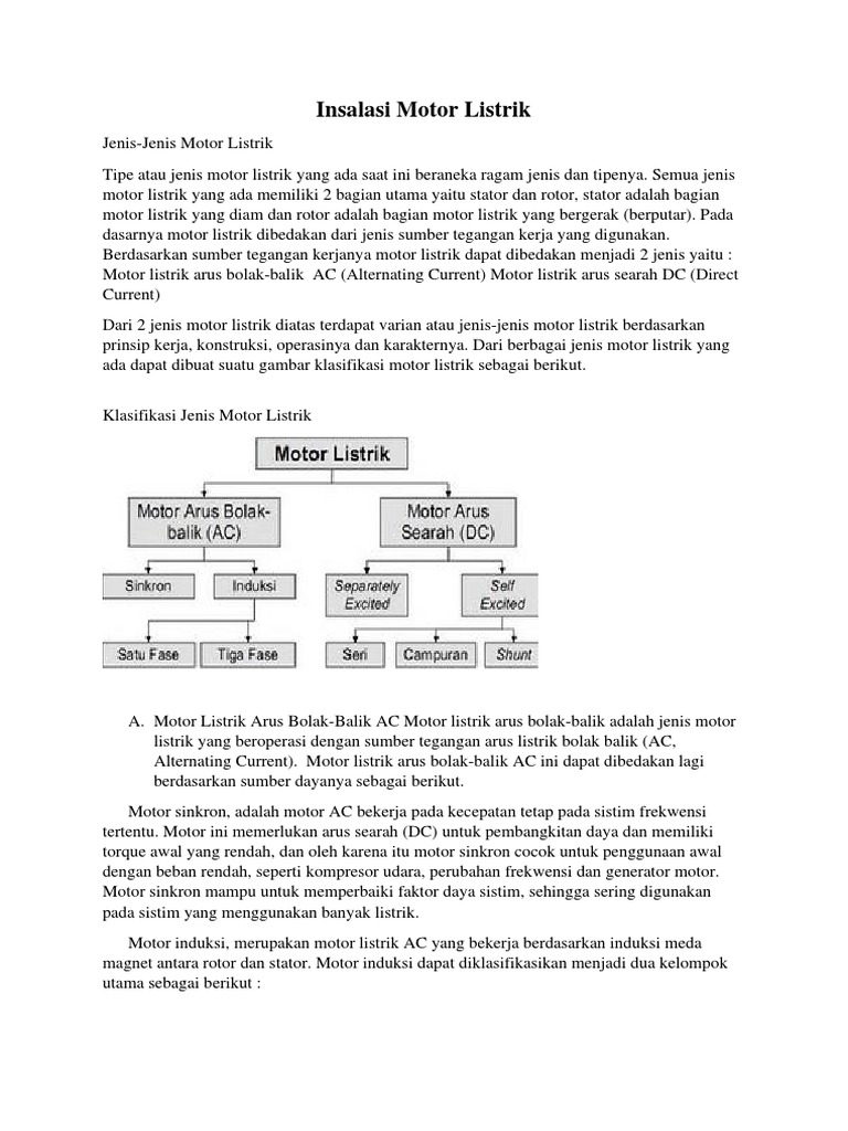 Materi Instalasi Motor Listrik | PDF | Komputer